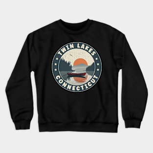 Twin Lakes Connecticut Sunset Crewneck Sweatshirt